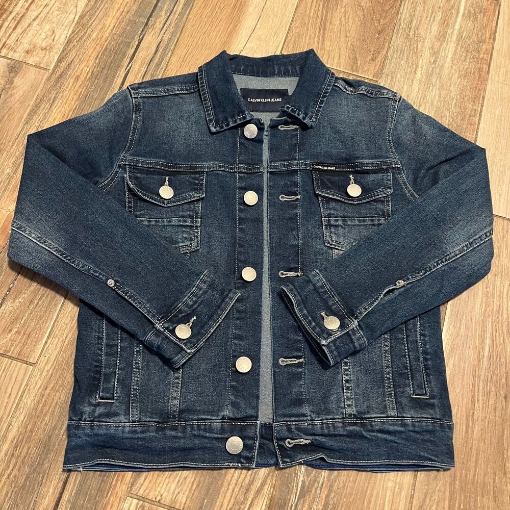 Calvin Klein Jeans Womens Denim Jacket Size S/P (8) EUC